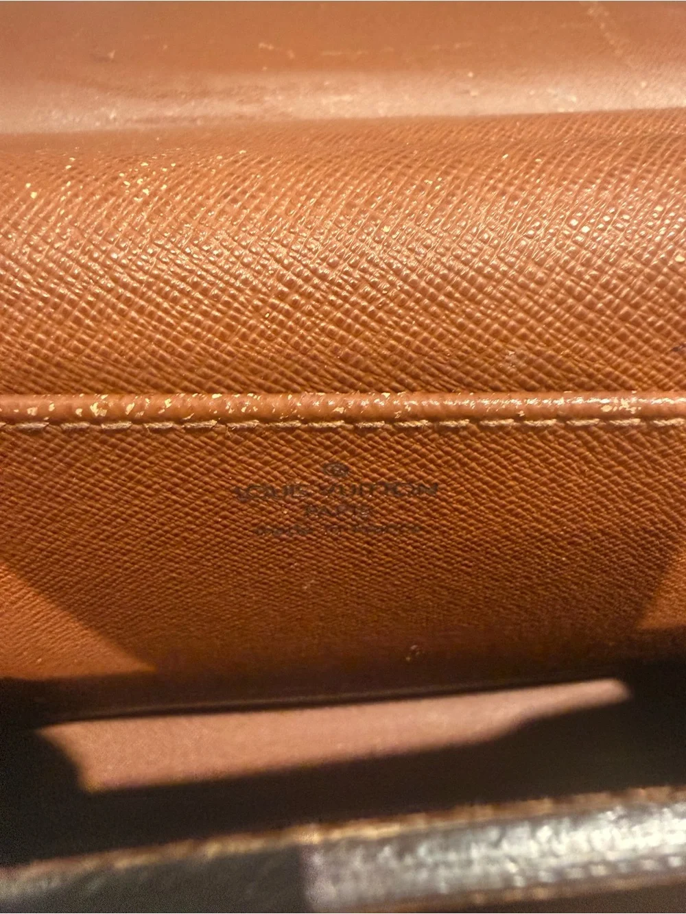 Louis Vuitton Monogram Brown Briefcase with Leather Trim